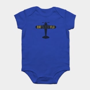 EAT-SLEEP-FLY Baby Bodysuit